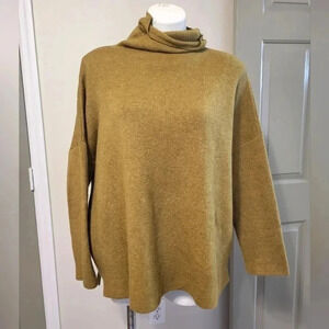 J.Jill Funnel Mockneck Oversized Petite Tunic Length Sweater(L)